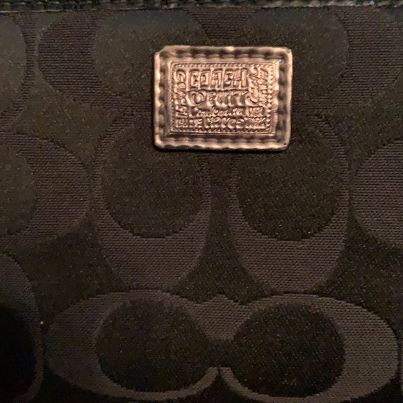 Black Coach Wristlet - Picture 2 of 9